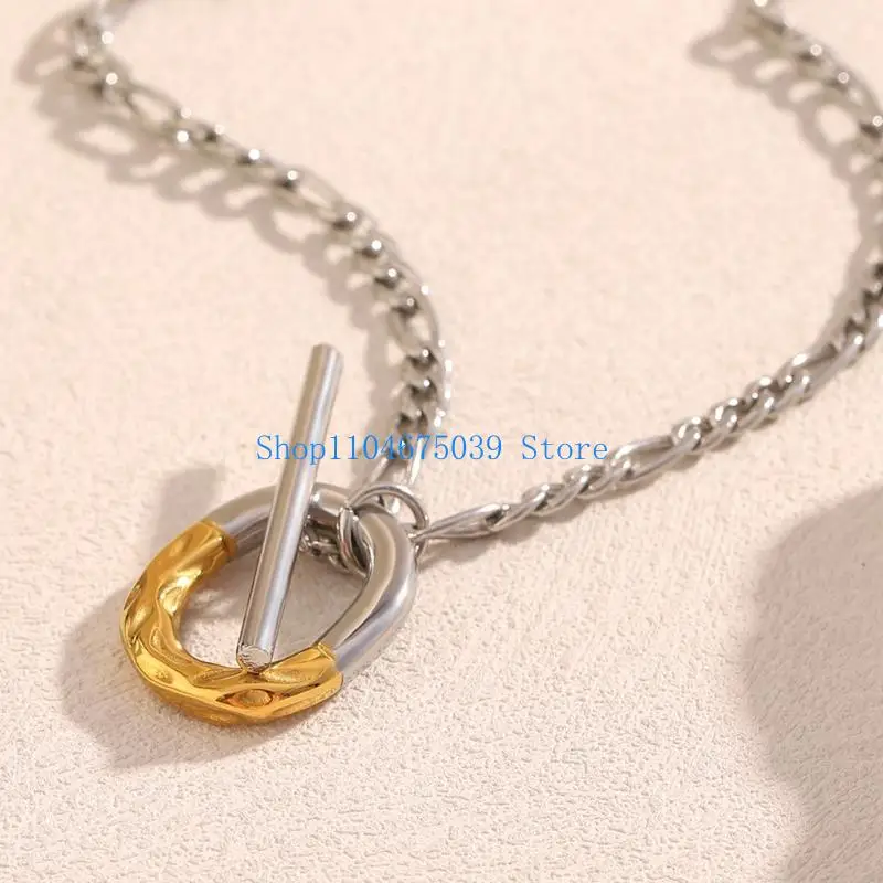 5ASD أنيقة نغمة قلادة مقاومة للماء مع مشبك OT آمن مثالي للحفلات #4