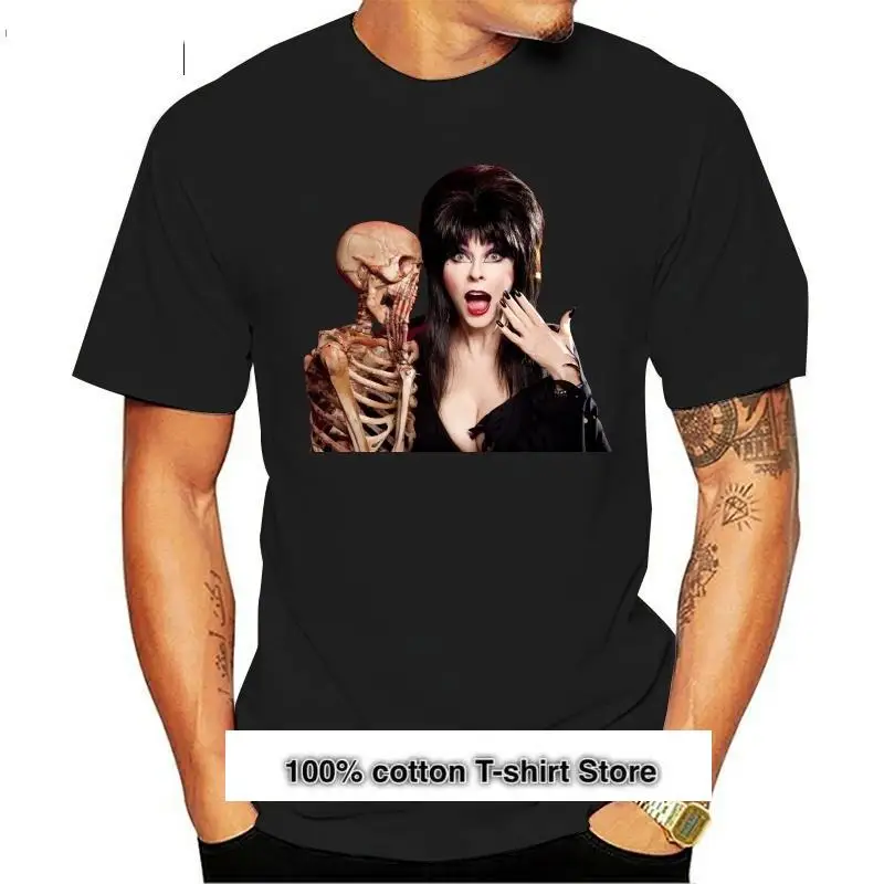 

Elvira-camisetas de película de la señora de la oscuridad, póster negro, todas las tallas S, 4Xl, nuevo, V41