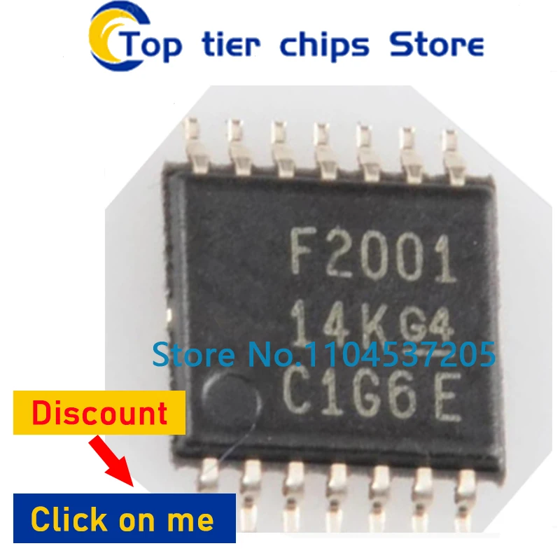 5pcs MSP430F2001IPWR MSP430F2013IPWR MSP430F2013 M430F2013 F2013 TSSOP-14