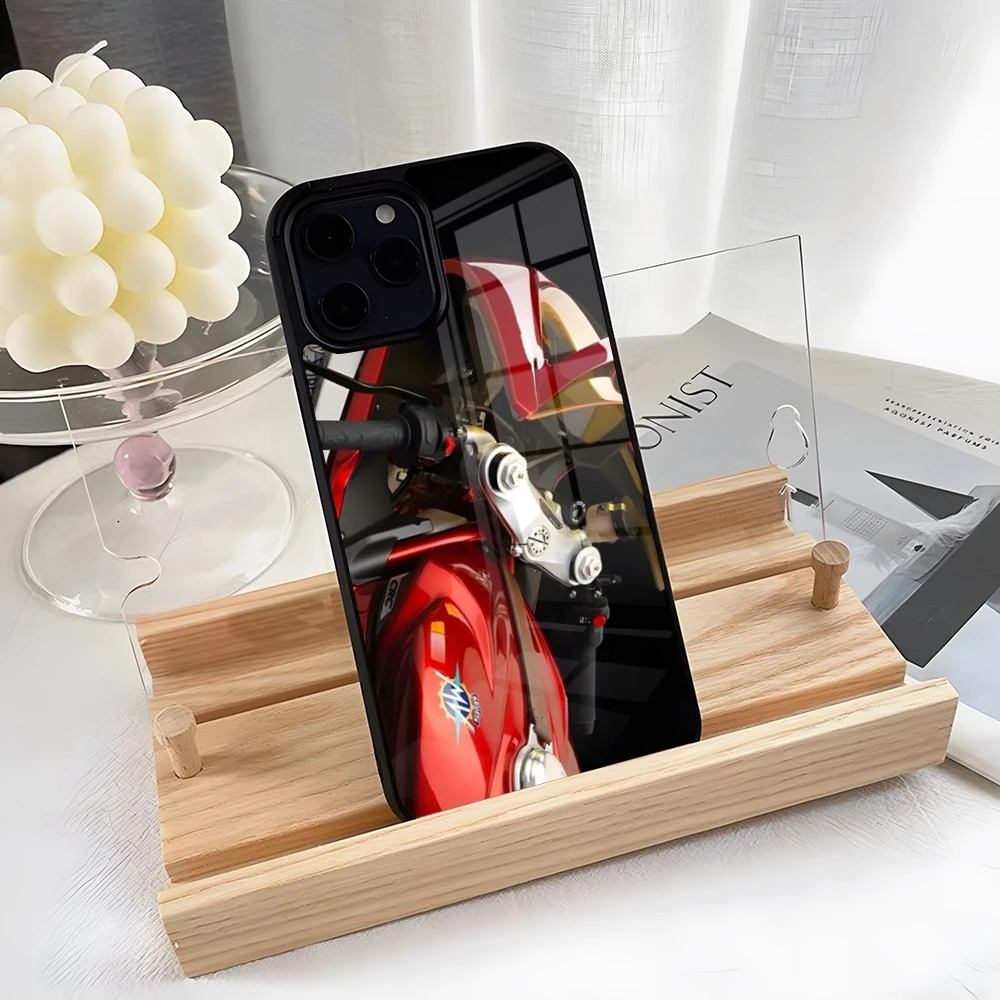 Motorcycle MVAgusta Phone Case Silicone PC+TPU Case For IPhone 16 15 14 11 12 15 13 Pro Max 8 7 6 Plus X SE XR Hard Shell Fundas