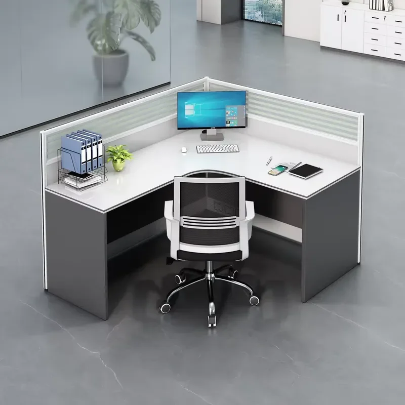 Modular Modern Wooden Panel Single Computer Desk Study Table Workstation Pc Laptop Foldable Office Small Space Home