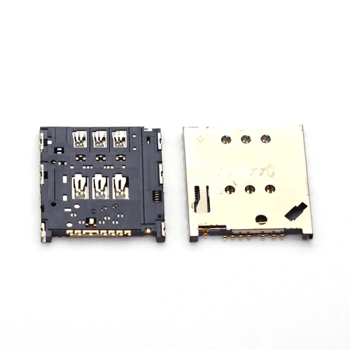 SIM 카드 리더 거치대 커넥터 소켓 슬롯, 소니 LT30 LT22 LT22i LT30i LT30P Meizu MX2 MX3 MX4 용, 로트당 2 개  Best5