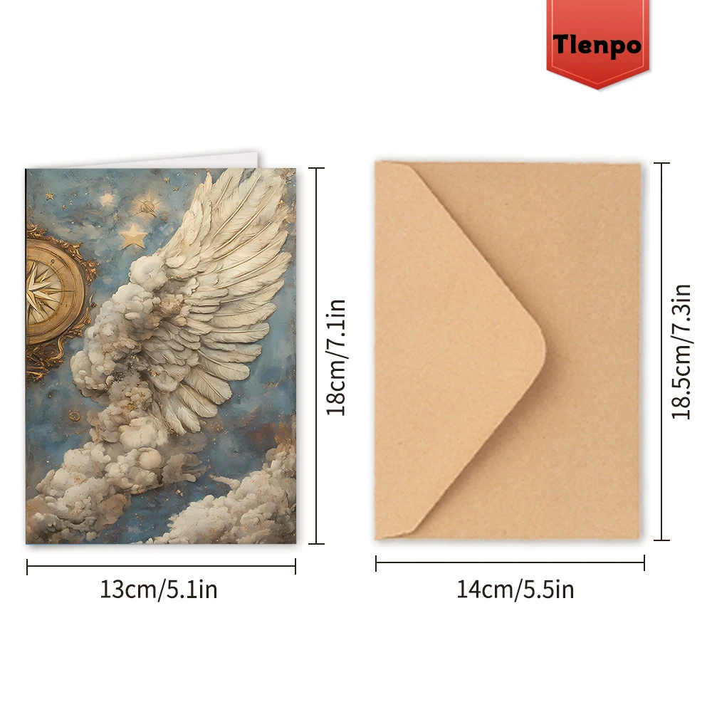 24pcs, Flower Fairy Greeting Card Set with Envelope for Anyone, DIY Greeting Cards , Invitation Cards, Multifunctional Fun Greet