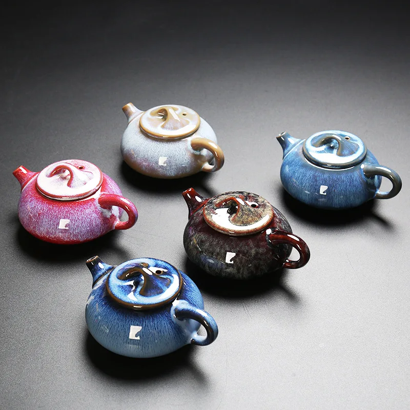 Ceramic Teapots Tea Set and Coffee Teapot for Tea Jianzhan Kiln Change Pots Yixing Zisha Teapot Clay Heated Kettle Kettle Gaiwan