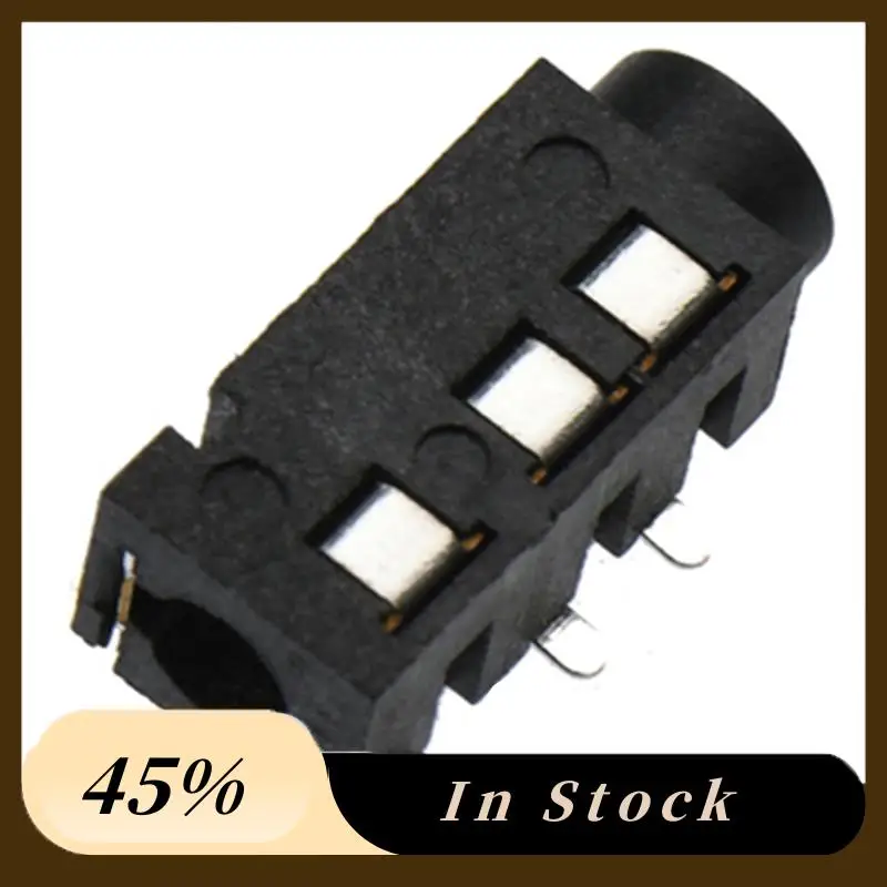 A60z100pcs 3.5MM Headphone Audio Socket 3/4Pins Audio Interface DIP/Smdmay