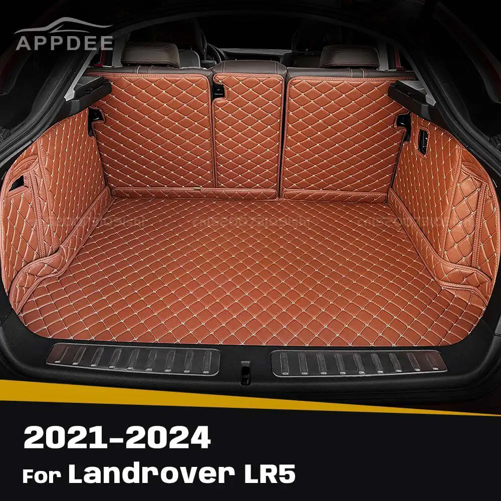 

Для Landrover LR5 2021-2024 автоматический коврик для багажника с полным покрытием, автомобильный антигрязный коврик, защитный коврик, грузовой вкладыш, аксессуары для интерьера