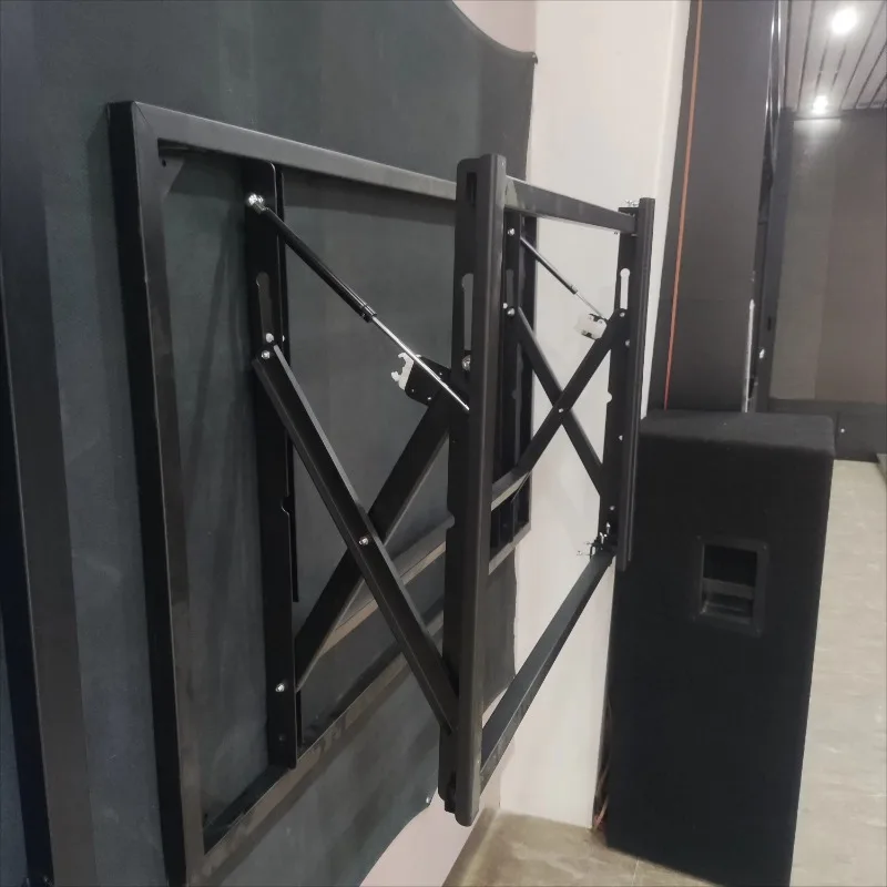 Adjustable heavy duty hydraulic TV wall mount bracket