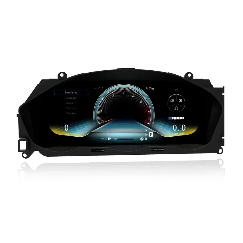 2025Upgrade Speedometer LCD Dashboard Screen Auto Meter Digital Instrument Cluster for   W204