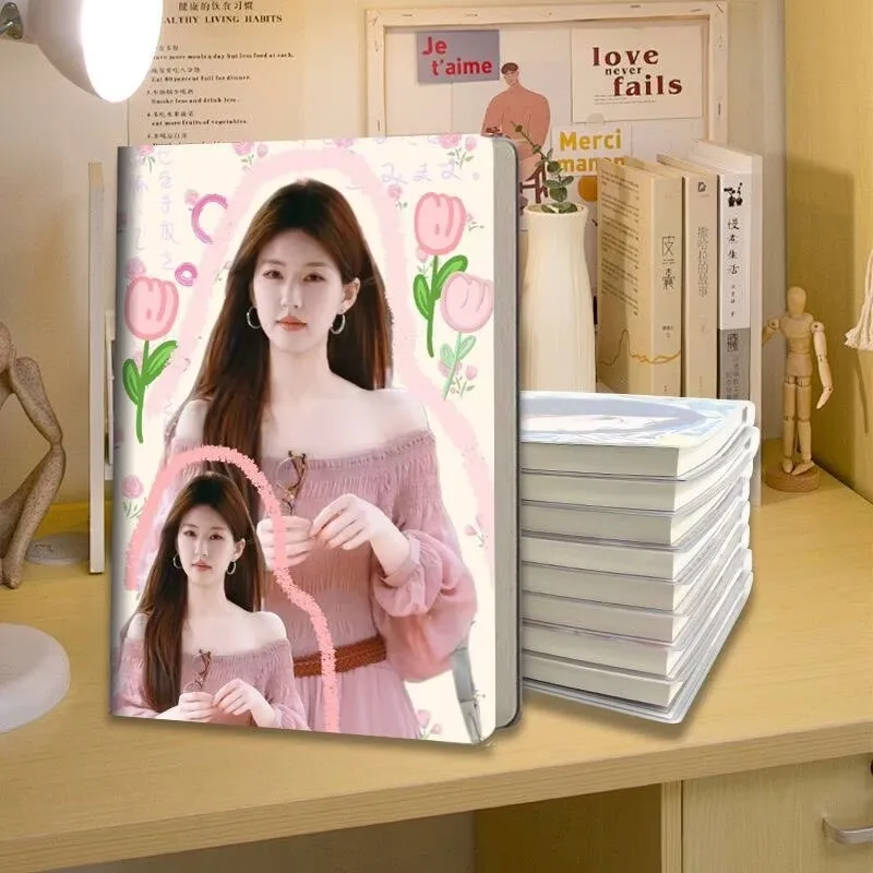 

Zhao LuSi notebook, Ins-style student planner, A5 transparent plastic cover, customizable with provided images