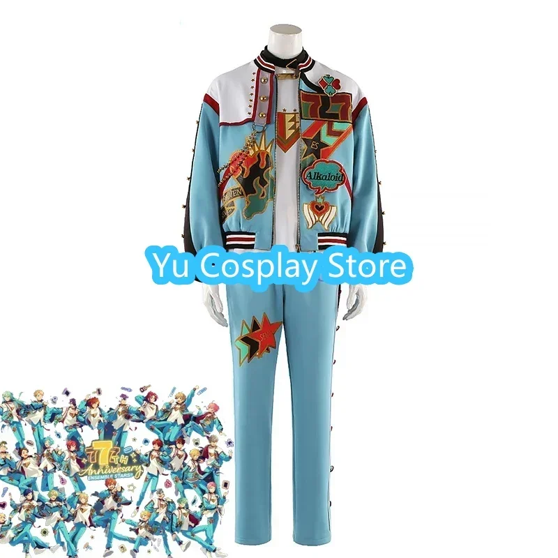 

Yu-Cosplay игровой ансамбль звезды 7th Anniversary косплей костюм милый праздничный костюм топ брюки пальто Хэллоуин карнавальная форма на заказ