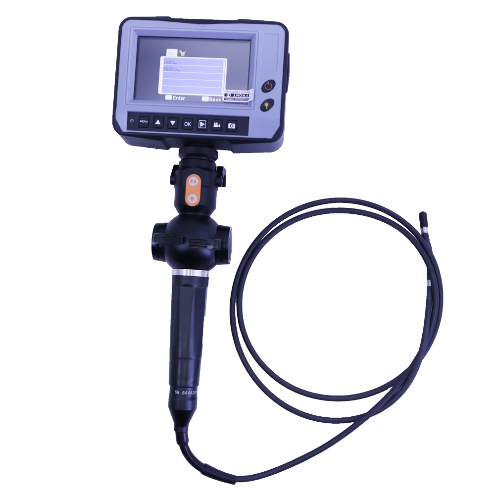 

DR4555F Portable Endoscope Industrial Endoscope with 1.5m Cable 4 Way Direction 5.5mm Camera Head Internal Space Checker