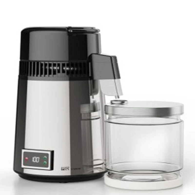 K40203 máquina de água destilada 4l casa destilada máquina de água pura destilação purificador filtro de água de aço inoxidável