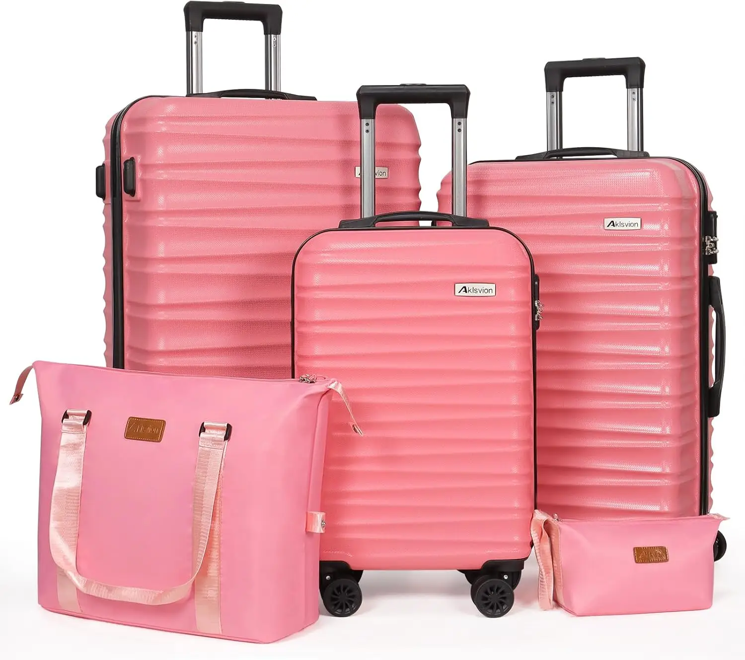 

Luggage Set 3 Pieces 20/24/28, Hardside Carry on Suitcase with Wheels, PC+ABS Durable Spinner Luggage for Travel, Anti-Scratch