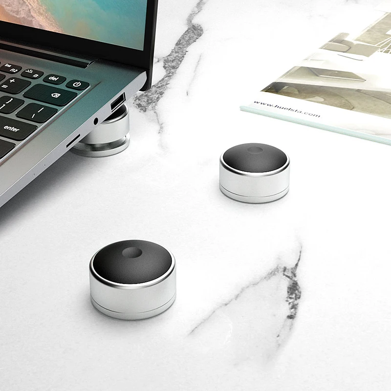 TEUCER LOT-1 Podstawka pod laptopa Przenośna podkładka chłodząca Przenośna regulowana podstawa chłodząca Uchwyt antypoślizgowy do MacBooka