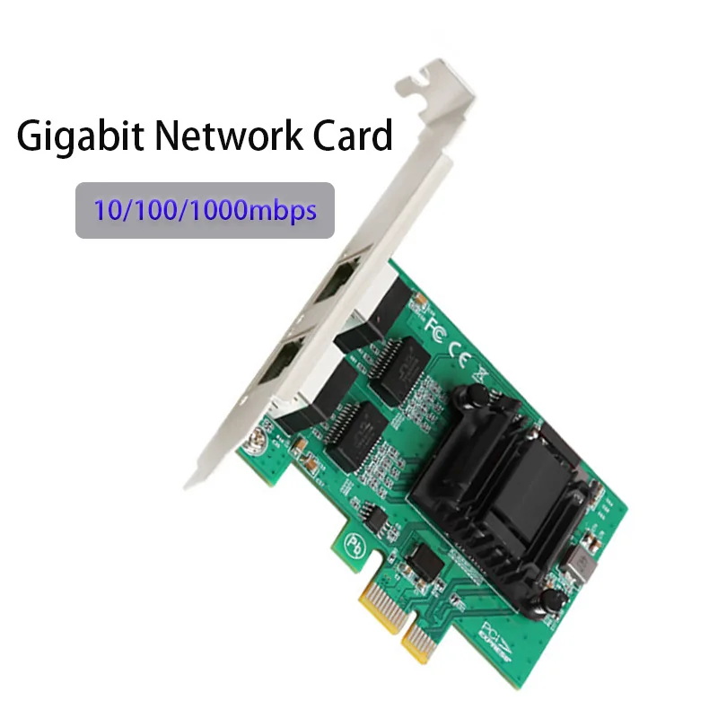 

PCIE X1 Gigabit Server Network Card Splitter Adapter PCIE network adapter RJ45 LAN Adapter Fast Ethernet Game PCIE Card Lan Card