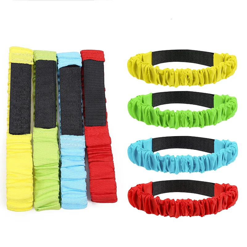 Bandes de course à pattes, corde à cravate élastique, jouets de sport de plein air pour enfants, jouet d'interaction Parent-enfant, accessoires de compétition TMZ, 3/6 pièces