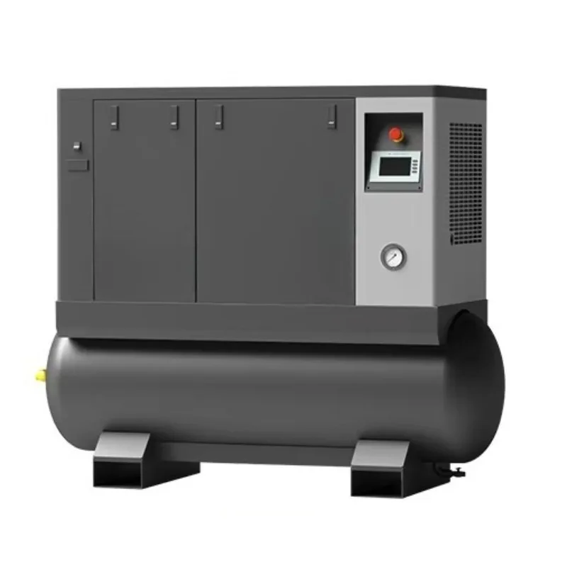 Industrial High Pressure Rotary Screw Air Compressors Energy Saving Stable Air Delivery Low Noise Reliable Long Term Operation