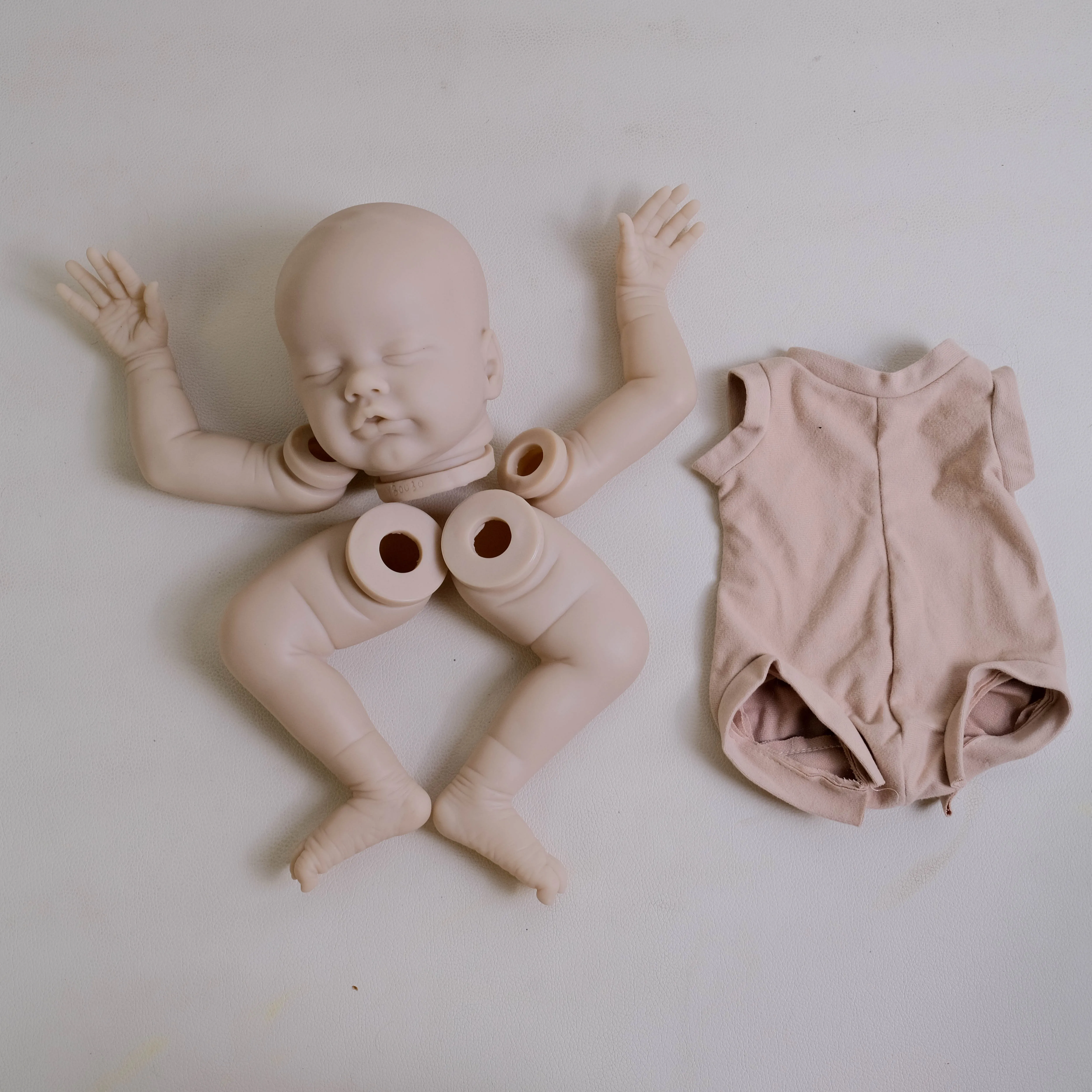 New Twins NPK 19 pulgadas Primrose Sleep and Awake Twin baby Kit de muñeca Reborn sin pintar