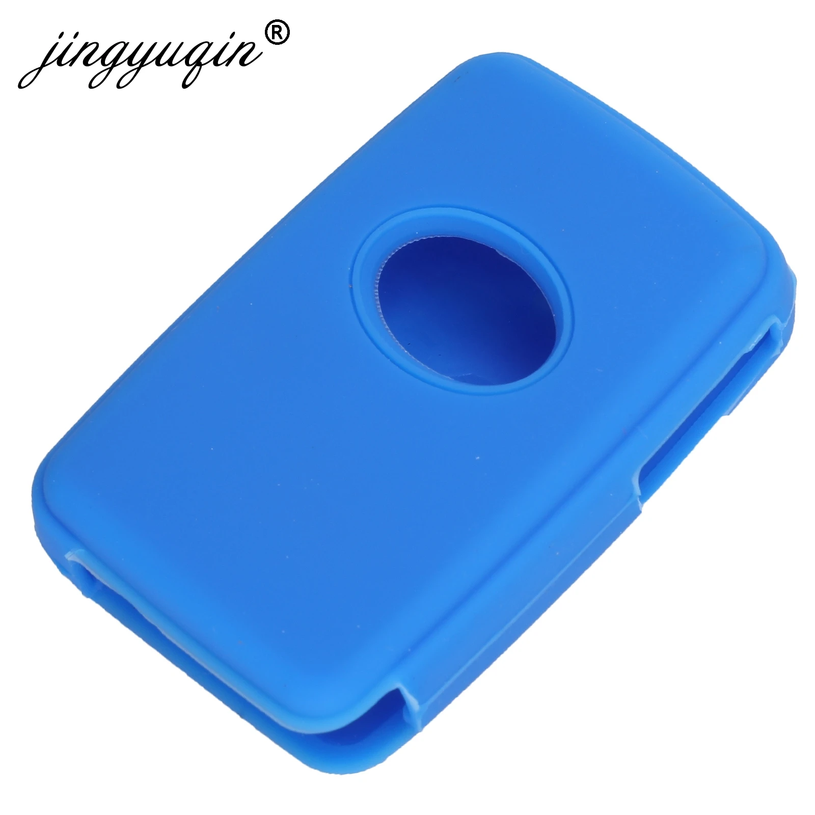 jingyuqin Silicone Car Key FOB Case cover holder for Toyota Avalon Corolla Yaris Hilux Vitz Rav4 Aqua Camry auris keyless shell