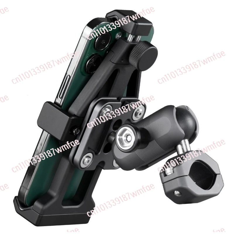 Flexible Phone Holder with Anti-Theft Dual Socket Arm for Bicycle and Motorcycle Handlebar Measurement 0.85