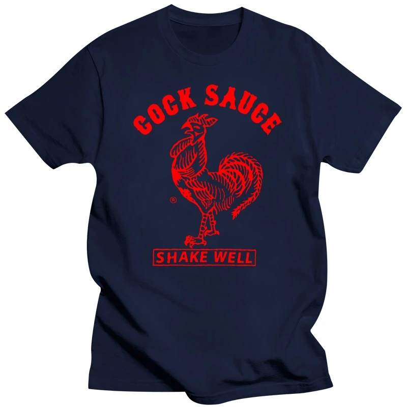 funny t shirt men novelty tshirt Sriracha Cock Sauce T-shirt