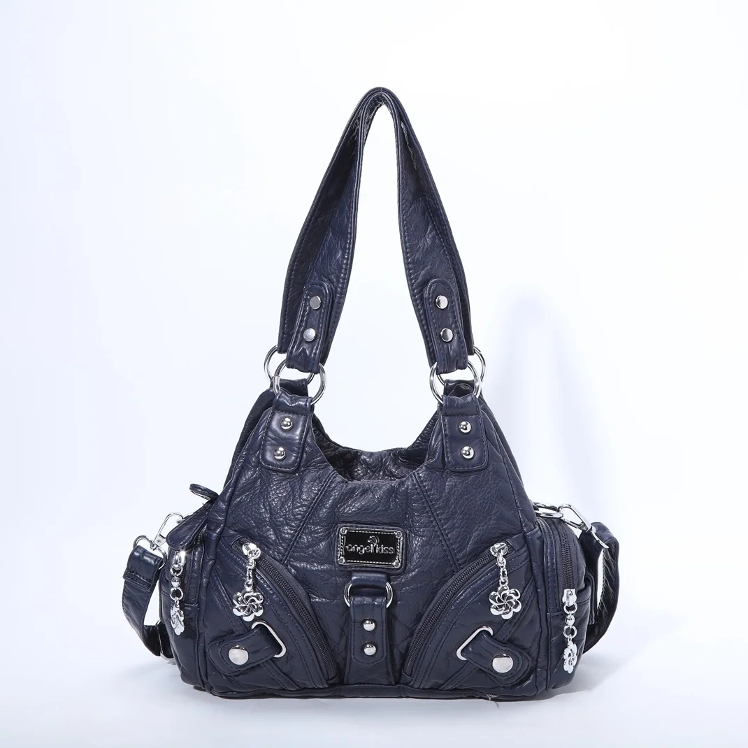 Handtassen voor dames Kleine schoudertas Zachte draagtas Mode Satchel Crossbody schoudertas met meerdere zakken Telefoonpakket