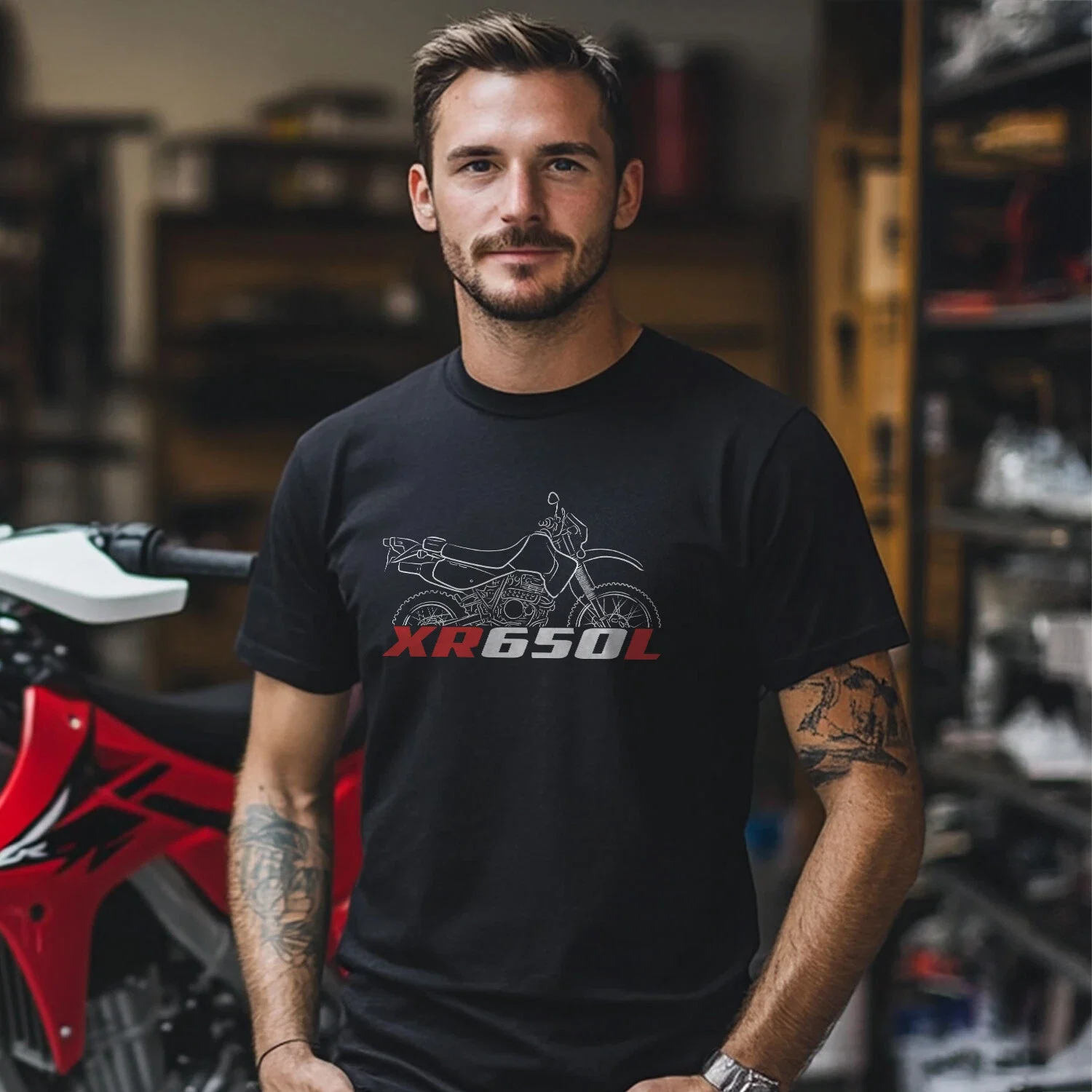 

2025 summer Men 100% Cotton T Shirt Casual XR650L 1993-2024 Motorcycle k1200S motorcycle T-shirt Graphic Summer Cool