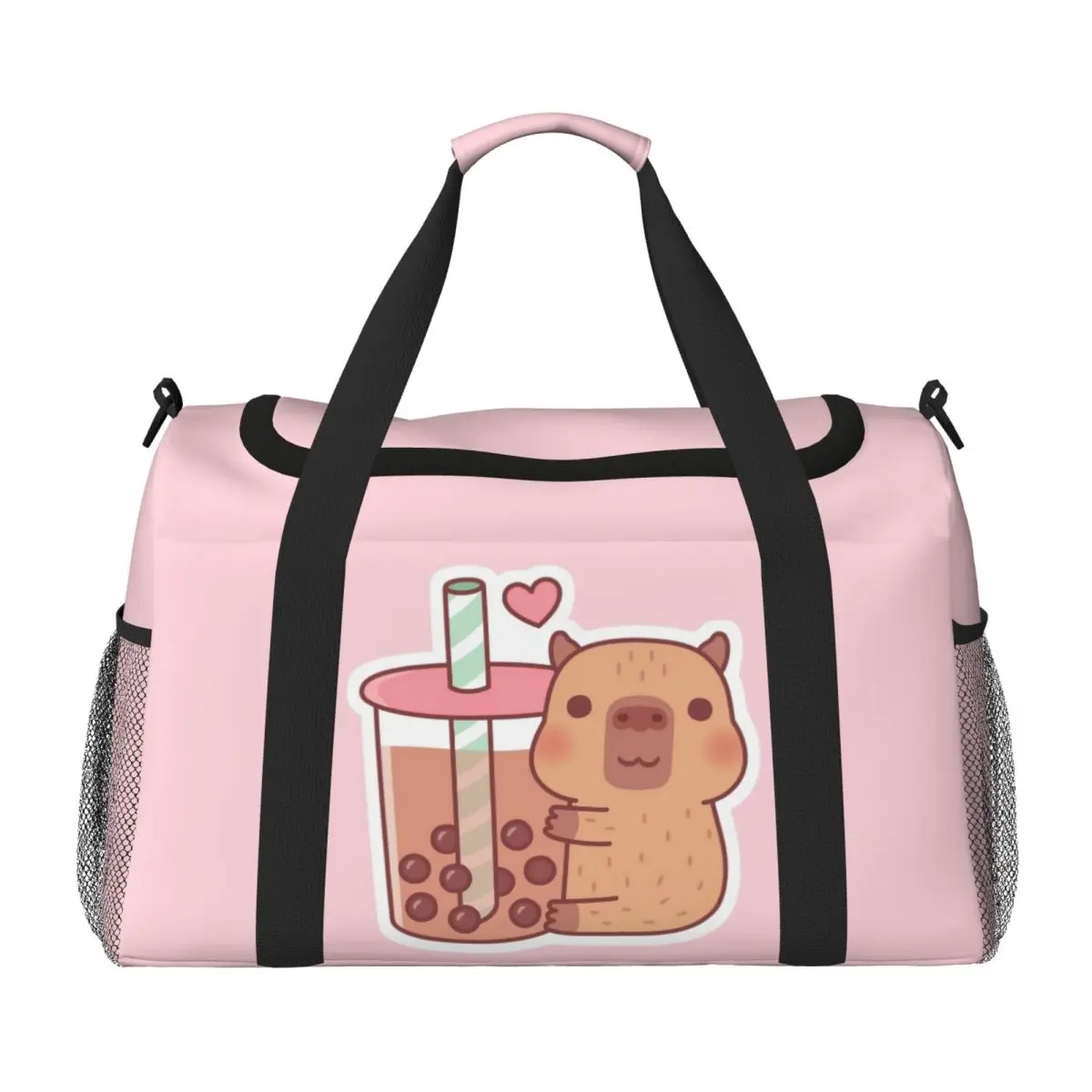 

Capy-bara Bamboo Tea Travel Women Bag Outdoor Men Bags Small Fresh Travel Storage Bags