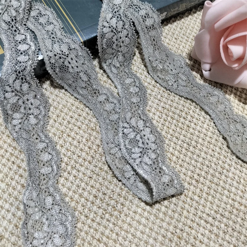 2024 S1099 3CM GREY LACE TRIM