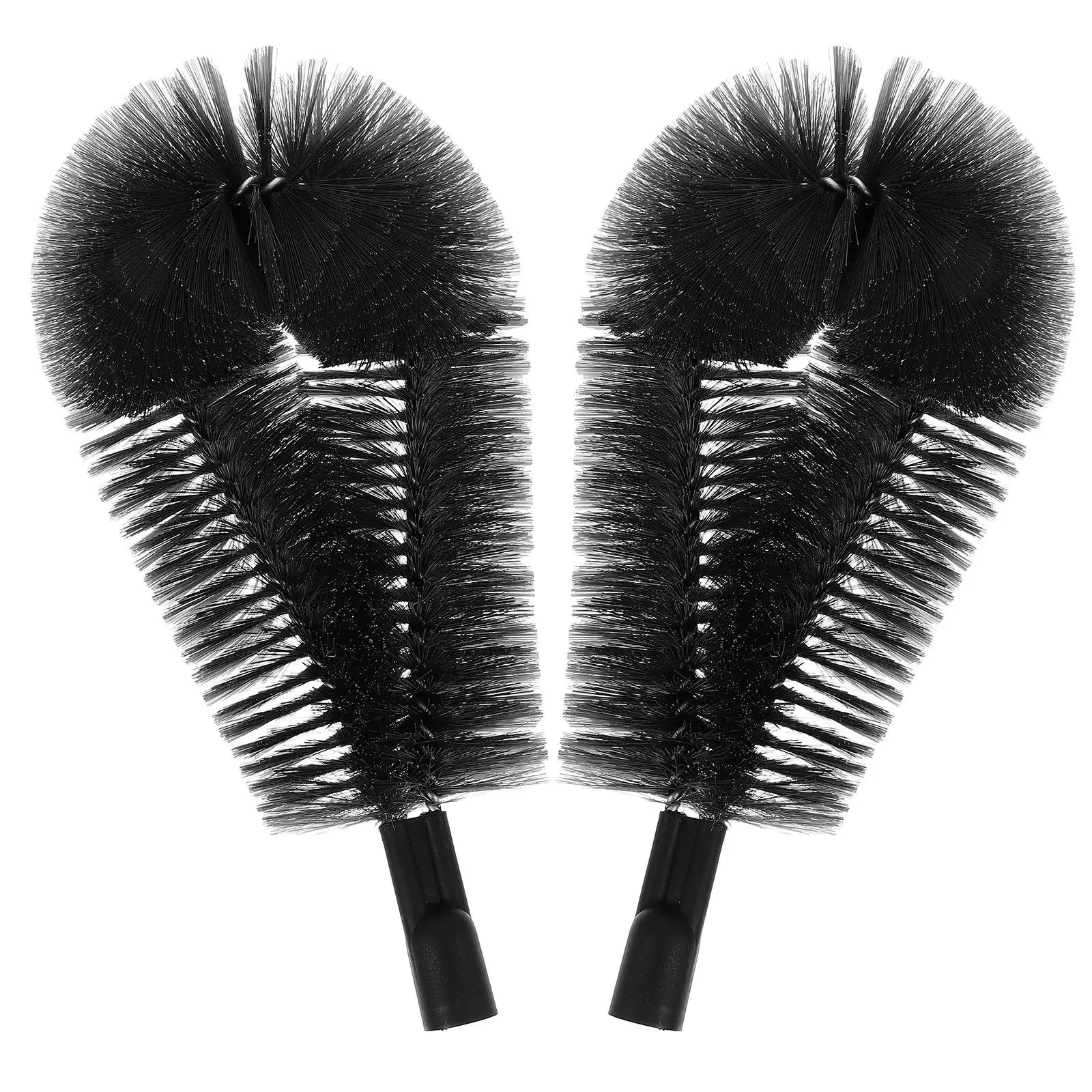 

2 PCS Brush Head Gutter Clean Tool Outdoor Cleaner Cleaning Attachment Nylon Downspout Tools for Gutters