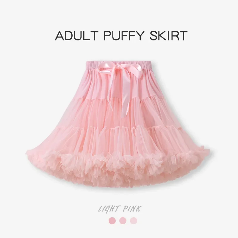 Womens Tulle Tutu Skirt Ballerina Pettiskirt Fluffy Girls Ballet Skirts For Tutu Puffy Cancan Skirt Under Wedding Dress PP001