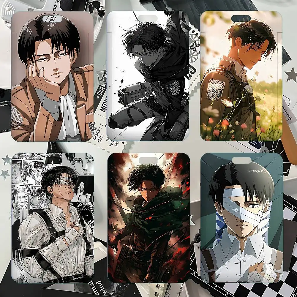 

Бесконтактный чехол для карт Attack On Titan Levi NFC для студенческих, проездных, удостоверений личности и разрешений на работу