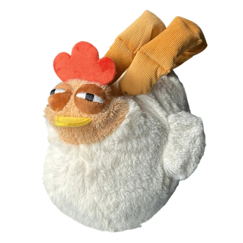 

Funny Cartoon Chicken Plush Handbag Stuffing Animal Adjustable Crossbody Shoulder Bag Purse for Women Girls