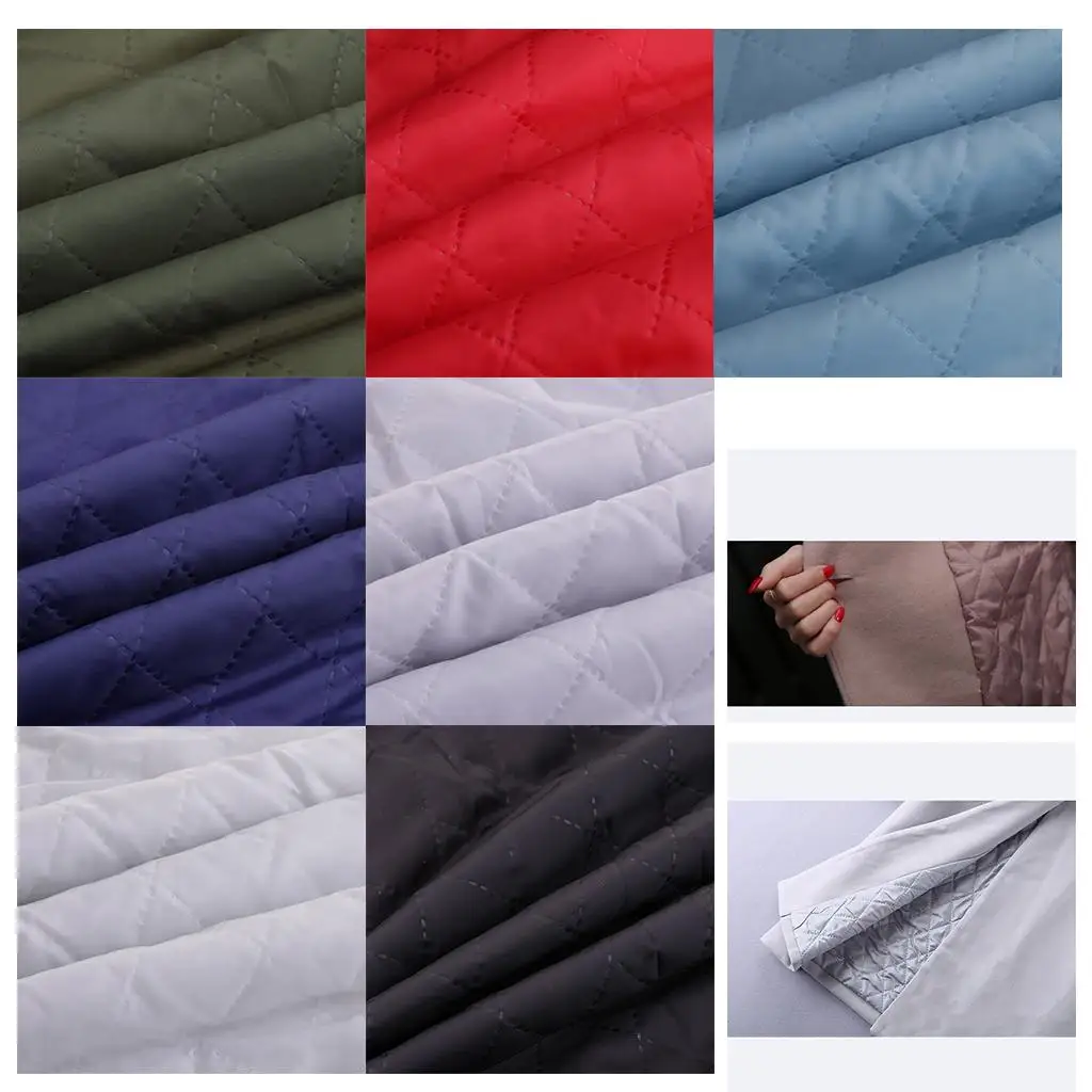 Quilted Polyester Taffeta Fabric Cotton Lining Material for DIY Sewing Crafts Hand Made Accessories Pillow Carpet Upholstery