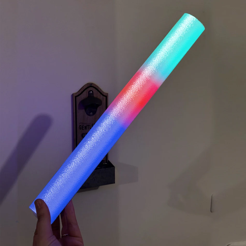 15/25/35PCS LED Light Up Foam Glow Sticks Bulk Colorful Stick Glow in The Dark forniture per feste per matrimonio natale compleanno