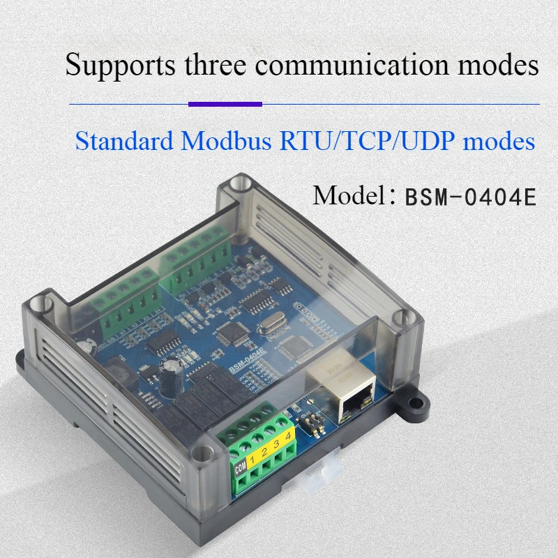 Data network acquisition module RJ45 RS232/485 Remote control Modbus TCP/RTU protocol network relay transistor control module