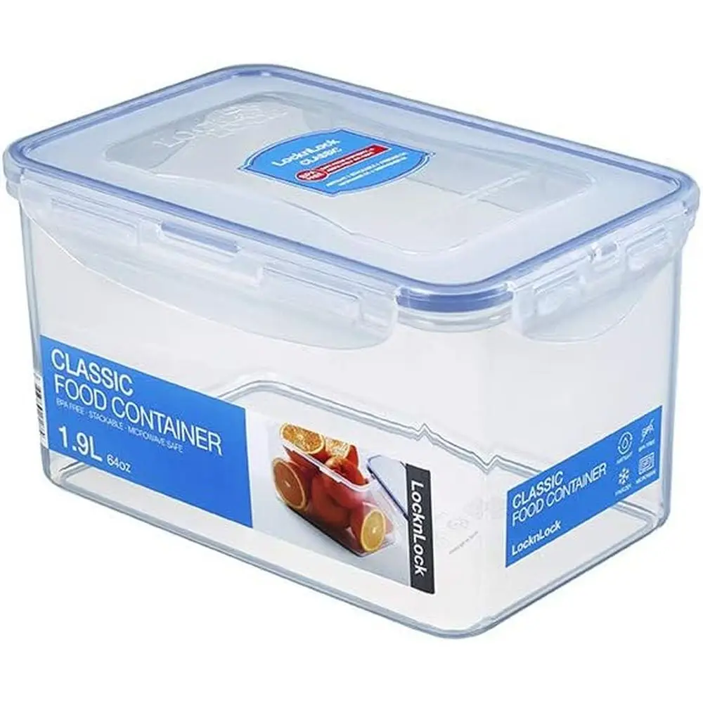 Airtight Food Storage Containers, BPA-Free, 8 Cup Capacity - Ideal for Cookies, Clear