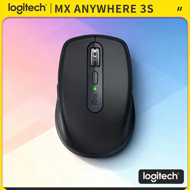 

Logitech MX Anywhere 3S Office Mouse - 8000 DPI, MagSpeed Scroll, Silent Click, USB-C Quick Charge for Home Office