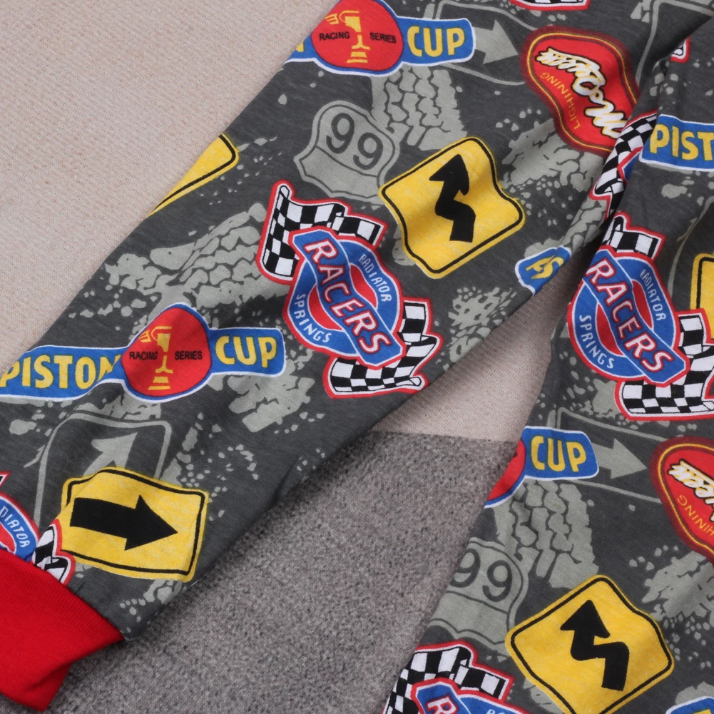 جديد ربيع الخريف مجموعة ملابس الأطفال الأولاد 95 سيارات ماكوين الكرتون ملابس خاصة ملابس بيجامات للأطفال مجموعة الطفل بيجامة قطنية #5