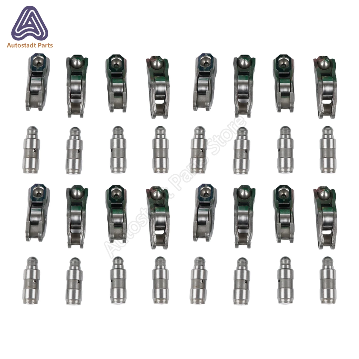 

16x комплект гидравлических подъемников впускных и выхлопных рычагов для AUDI A4 A6 Q5 VW Passat CC Golf Jetta 06E109409K 022109423A 06E109417P