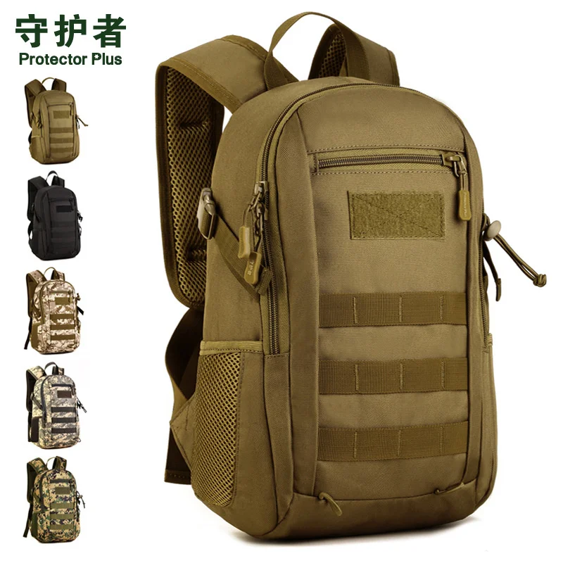 

Тактический рюкзак Protector Plus 12L Molle, легкий походный рюкзак для охоты, боевой штурмовой камуфляжный рюкзак