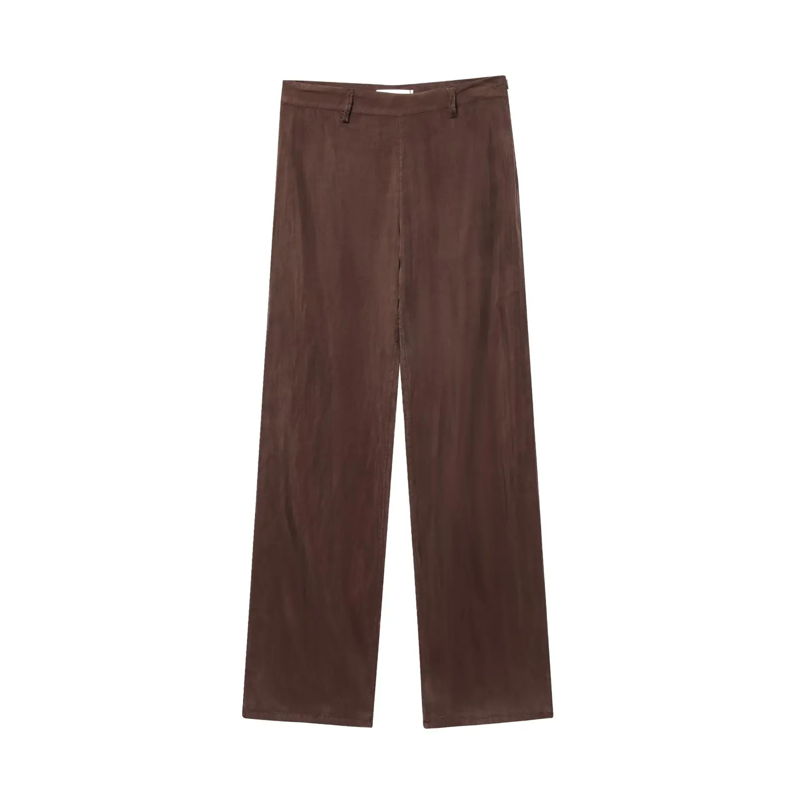 

ZEVITY 2025 новые женские модные однотонные повседневные тонкие прямые брюки женские летние длинные брюки с боковым карманом на молнии Mujer P9262