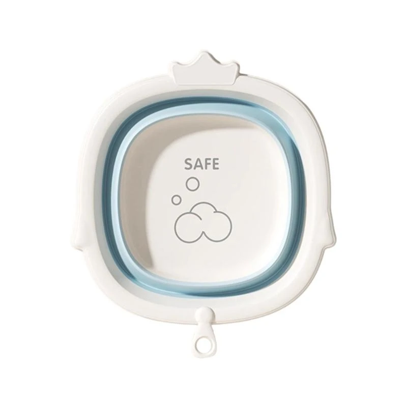 

Foldable Baby Small Bath Tub Portable Wash Basin For Newborns Travel Home Use 425F