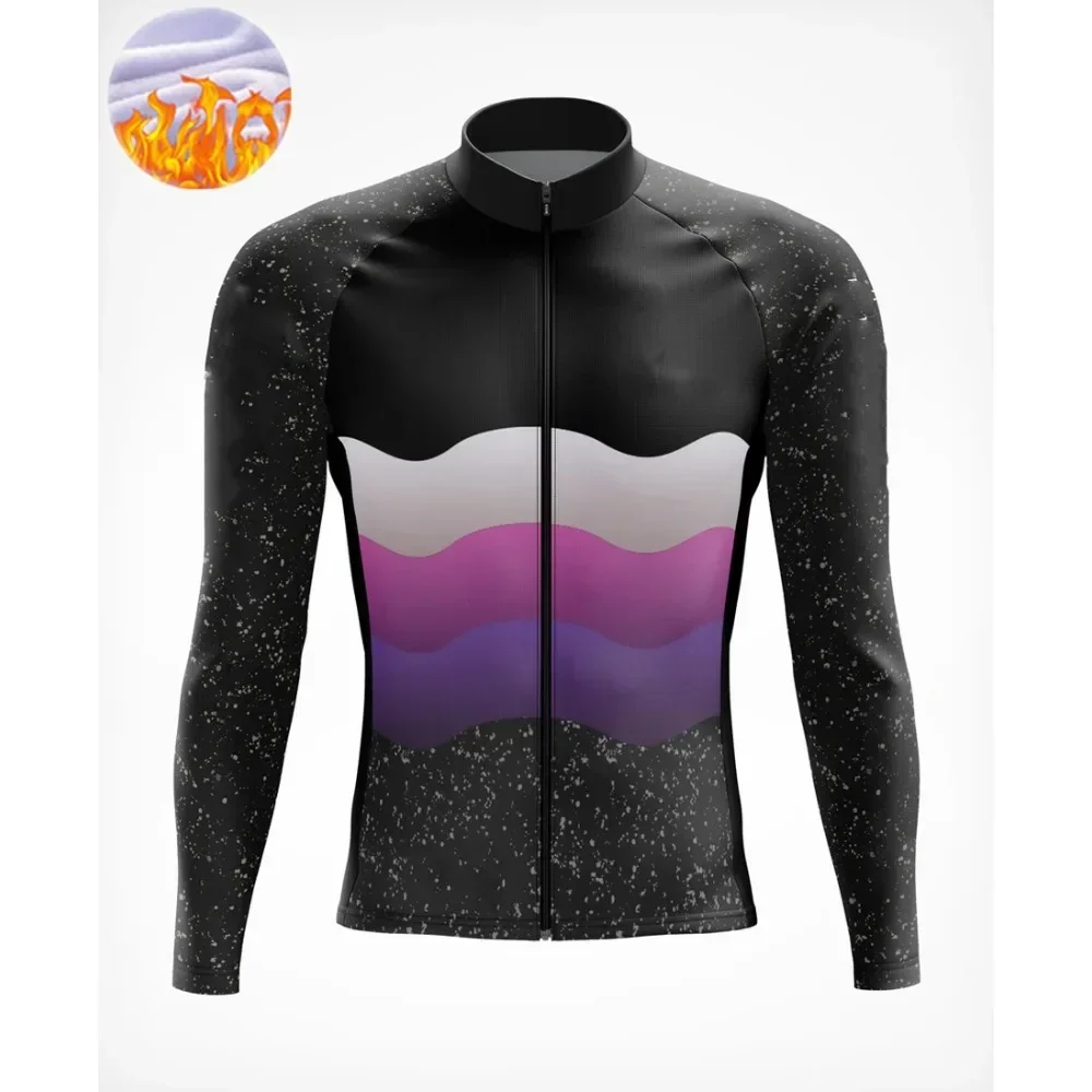 

Новая зимняя термофлисовая велосипедная куртка, мужская модная велосипедная одежда, горные уличные велосипедные дорожные рубашки с длинными рукавами, Ropa Ciclismo