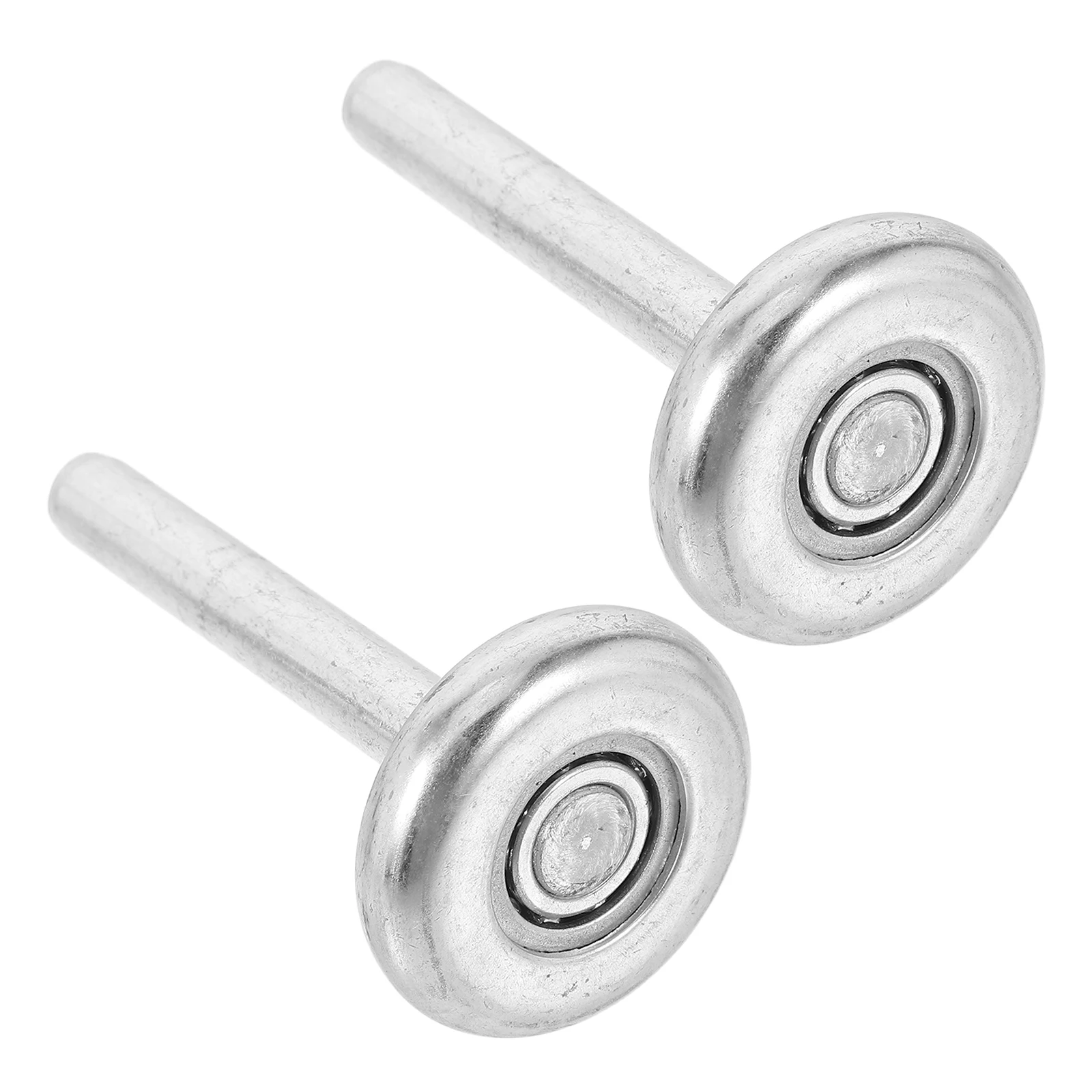 

2pcs Metal Garage Rollers Durable Replacement Wheels Carbon Steel Stem Smooth Quiet Garage Door Hardware Parts Heavy Duty Roller