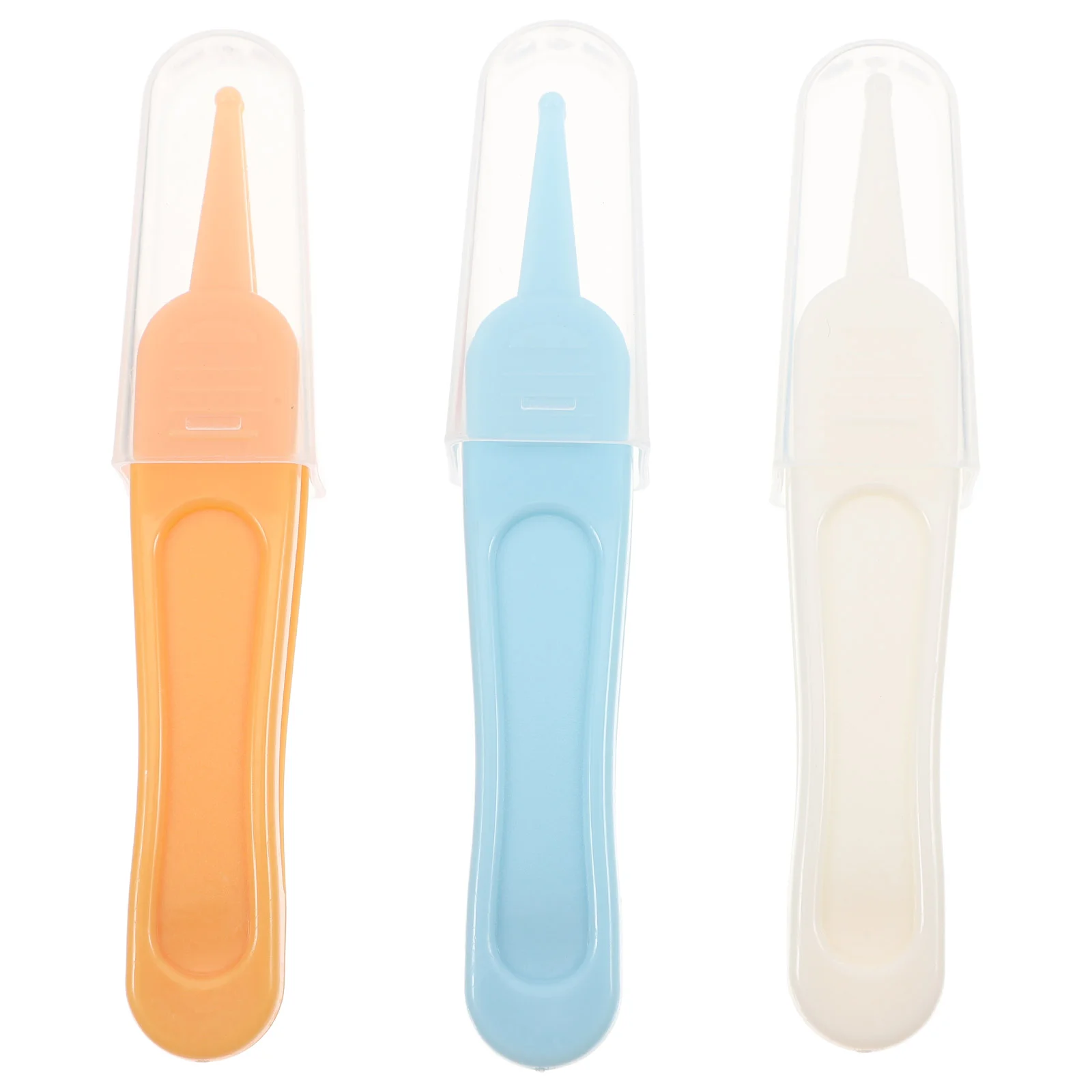3 Pcs Baby Hygiene Tool Tweezer Tweezers Navel Cleaning Forceps Nose Clip Nasal