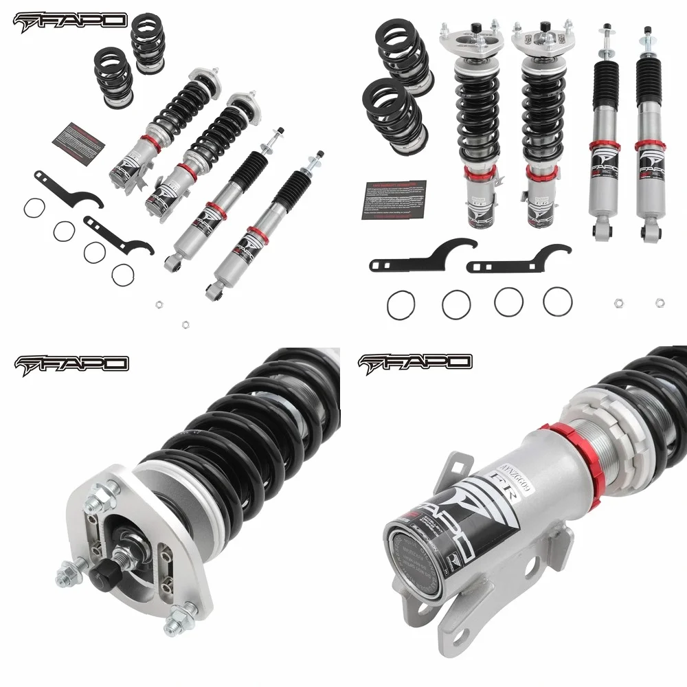 

FAPO PF002020 Coilover Suspension Kit for Honda Civic 8th Gen FD/FA/FG 2006-2011, 4pcs Lowering Shock Absorber
