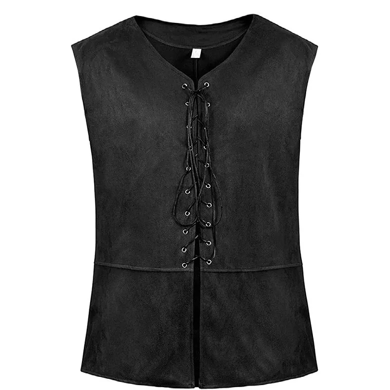 

Мужской винтажный пиратский жилет в готическом стиле стимпанк, костюм для Ренессанс-фестиваля