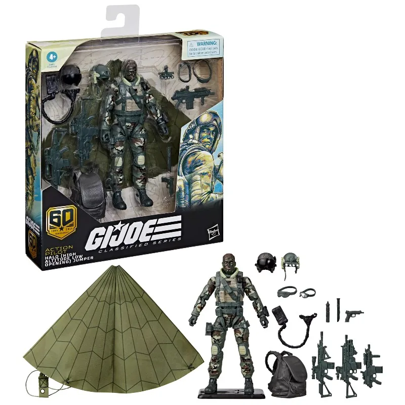 Hasbro Originl G.I. Joe Action Pilot Halo High Altitude Low Opening Jumper Action Figure Toys for Boys Girls Gift Collectible view 2