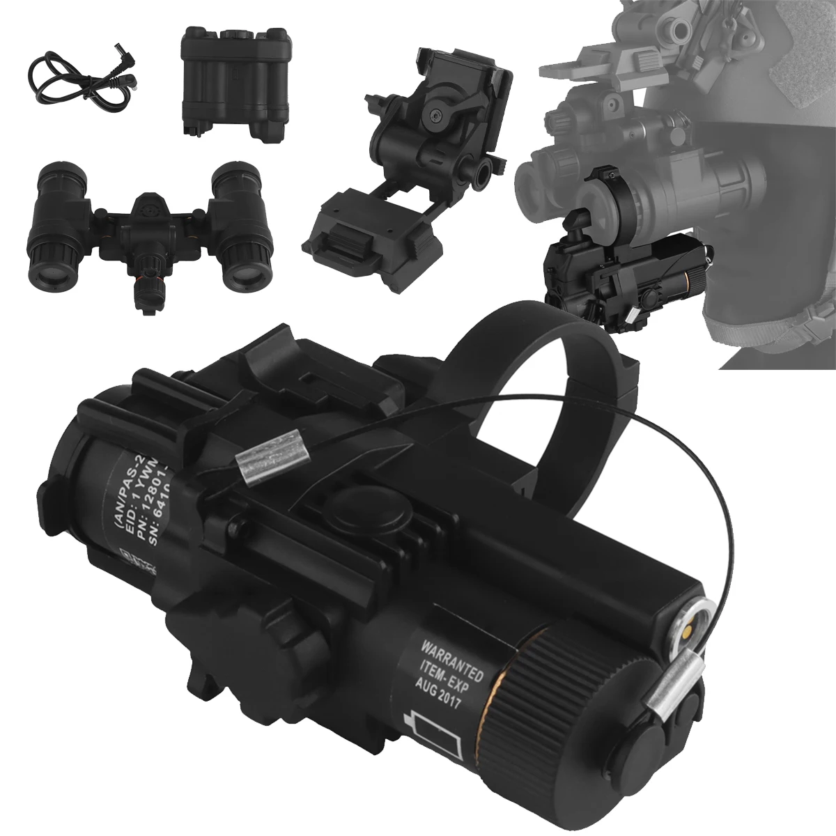 

Dummy PAS-29 Thermal Imaging Add-On with Night Vision Model L4G24 NVG Mount for Pvs-14 Gpnvg-18 Military Fans Collection Display